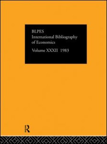 IBSS: Economics: 1983 Volume 32