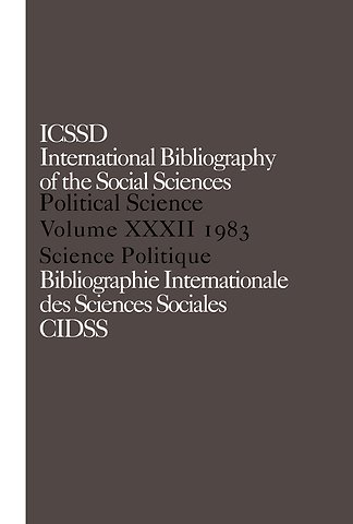 IBSS: Political Science: 1983 Volume 32