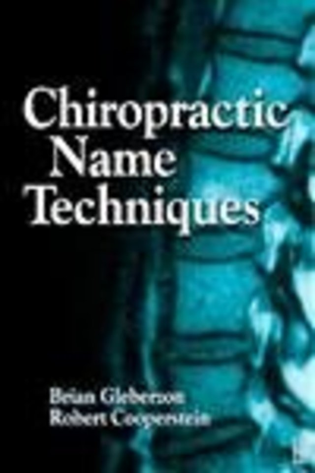 Technique Systems in Chiropractic