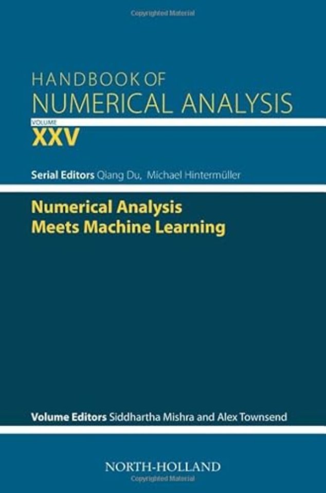 Numerical Analysis meets Machine Learning