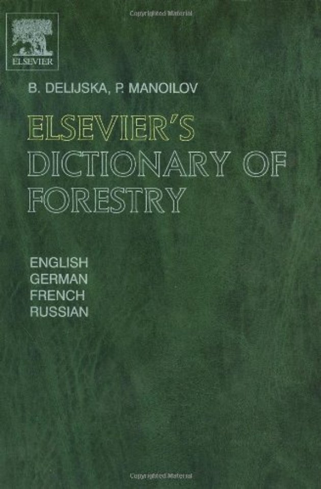 Elsevier's Dictionary of Forestry