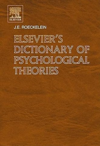 Elsevier's Dictionary of Psychological Theories