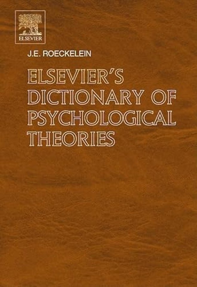 Elsevier's Dictionary of Psychological Theories