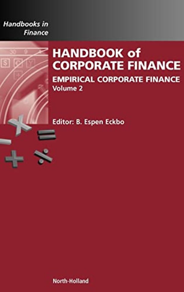 Handbook of Empirical Corporate Finance