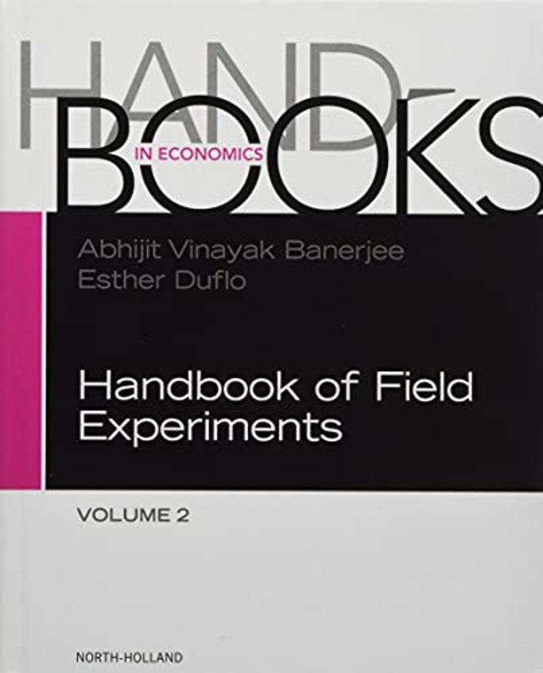 Handbook of Field Experiments