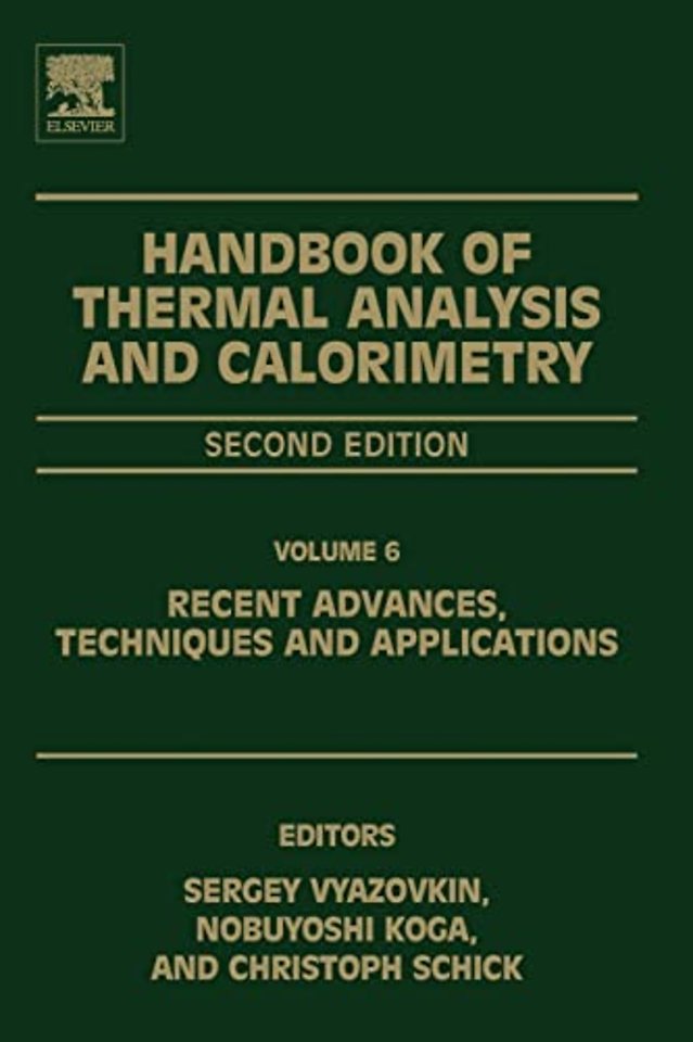 Handbook of Thermal Analysis and Calorimetry