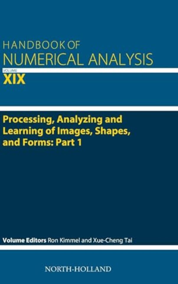 Processing, Analyzing and Learning of Images, Shapes, and Forms: Part 1
