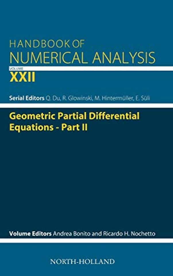 Geometric Partial Differential Equations - Part 2