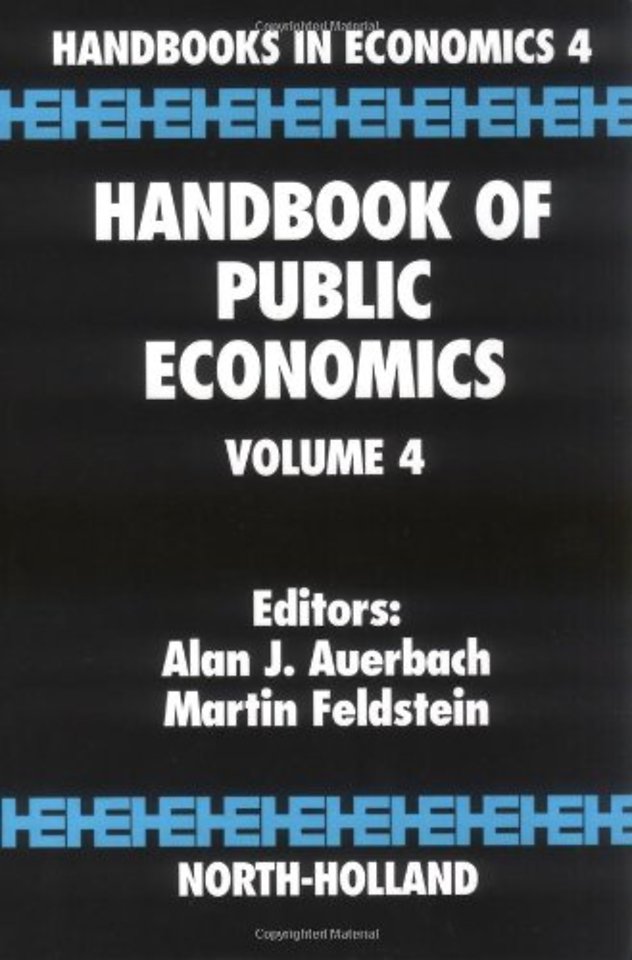 Handbook of Public Economics
