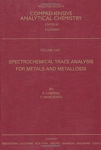 Spectrochemical Trace Analysis for Metals and Metalloids