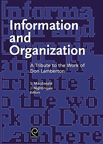 Information and Organization