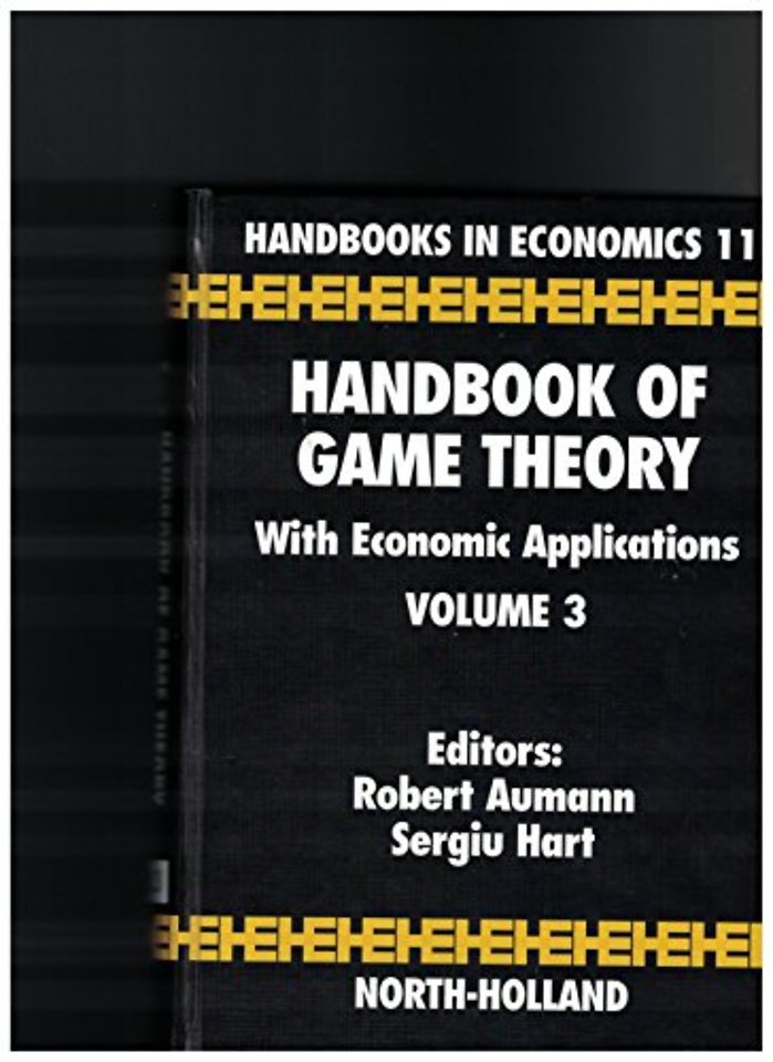 Handbook of Game Theory with Economic Applications