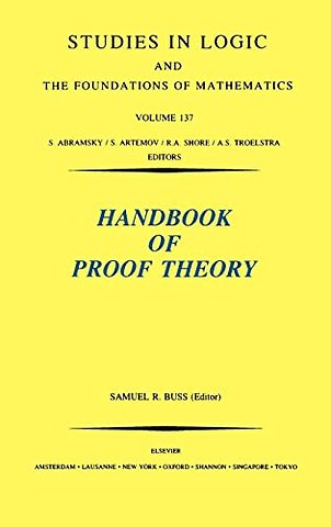 Handbook of Proof Theory