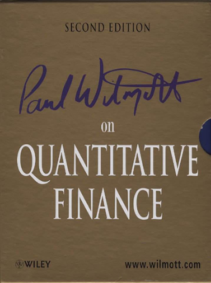 Paul Wilmott on Quantitative Finance Box (3 volumes)