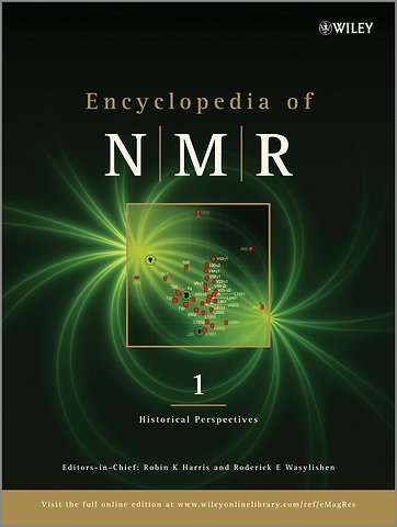 Encyclopedia of NMR 10 V Set