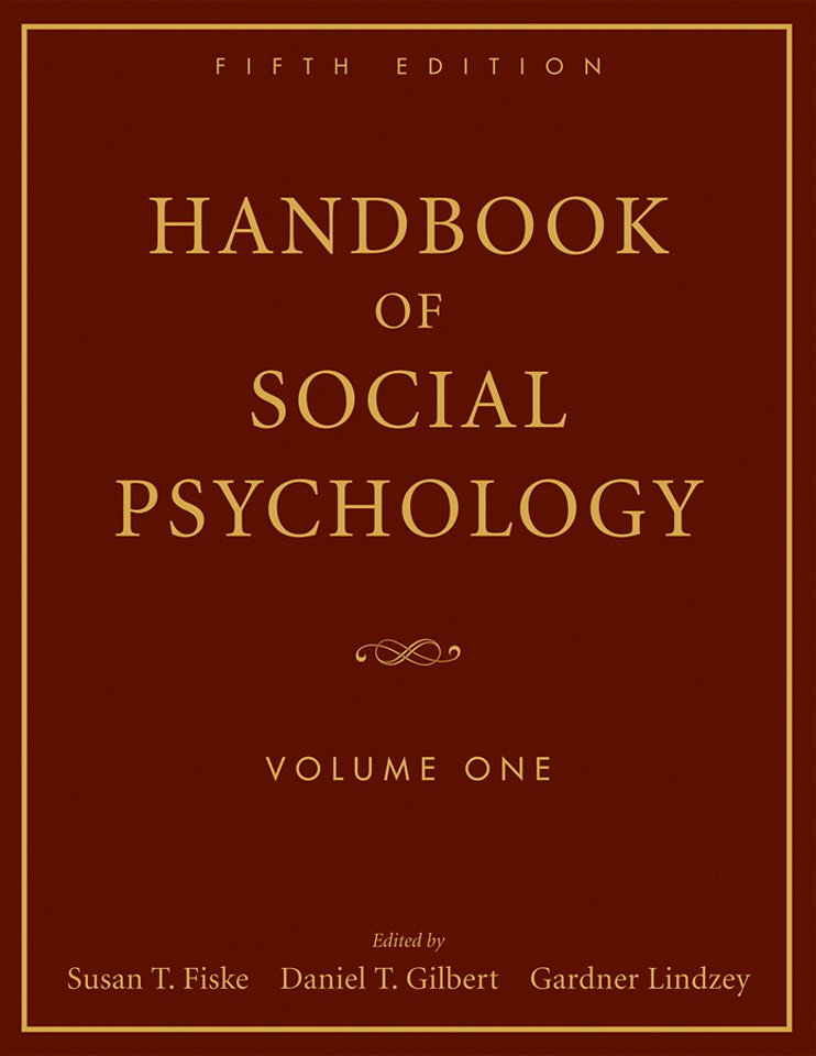 Handbook of Social Psychology - Volume One