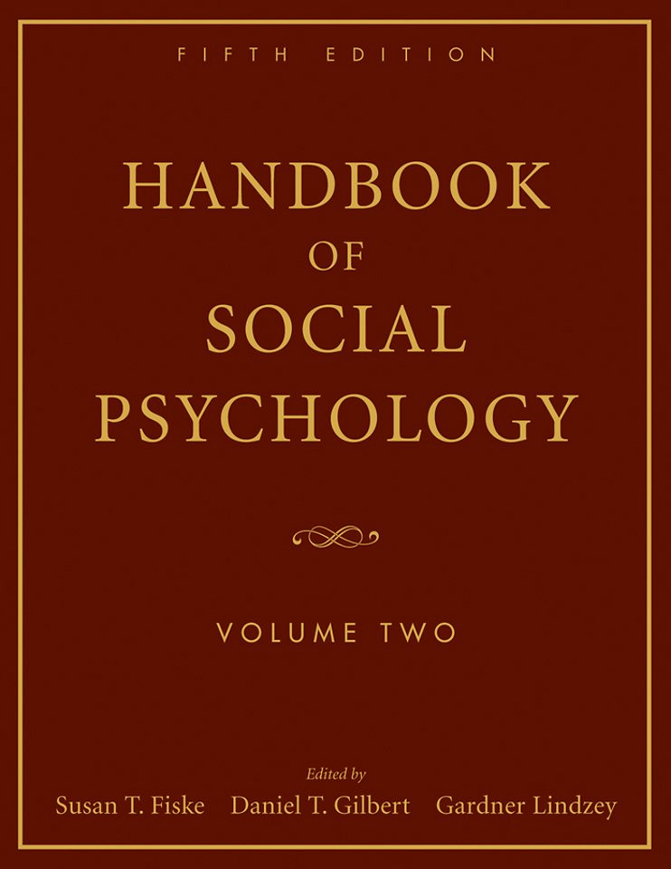 Handbook of Social Psychology Volume Two
