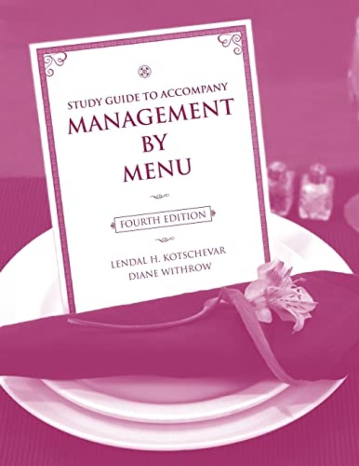 Management by Menu, 4e Study Guide