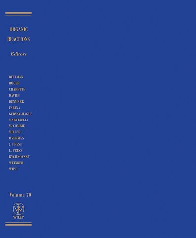 Organic Reactions, Volume 70