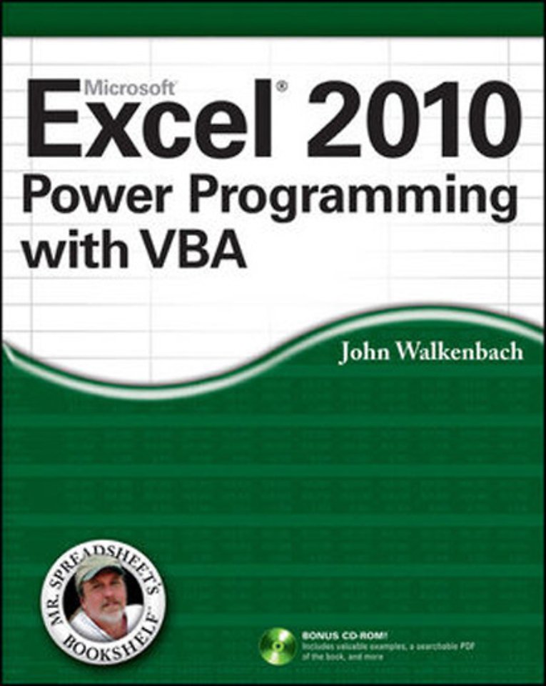 Microsoft Office Excel 2010 Power Programming with VBA