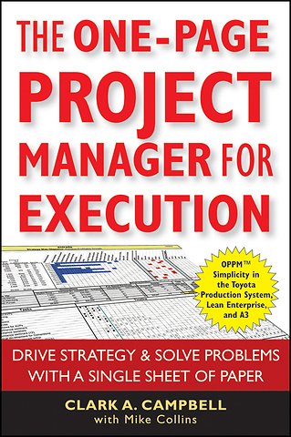The One–Page Project Manager for Execution