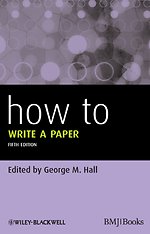 How to Write a Paper 5th edition