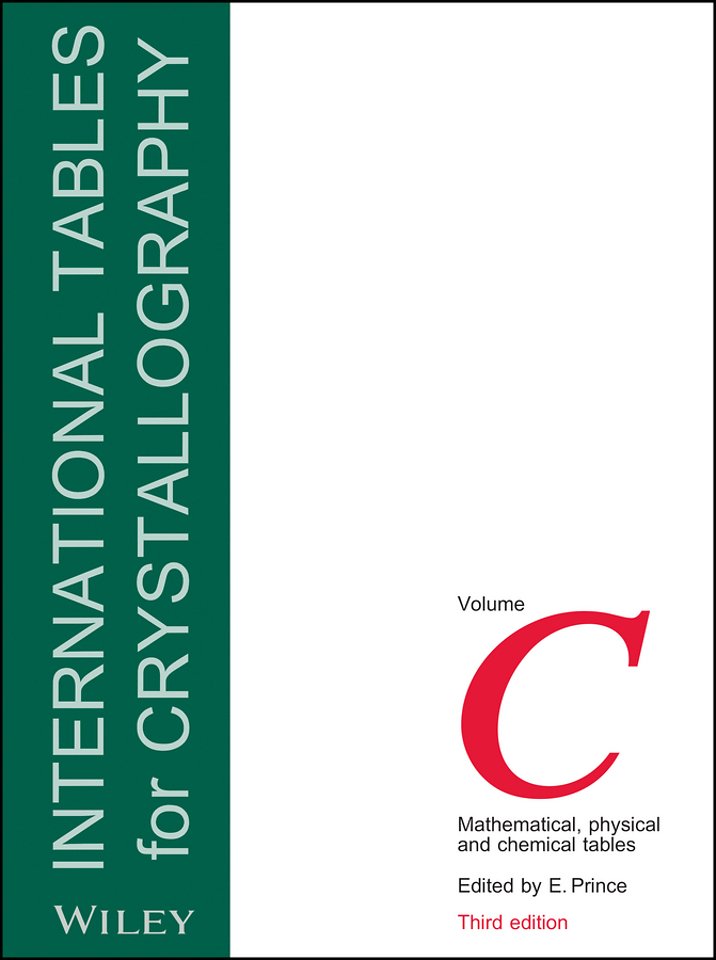 International Tables for Crystallography, Volume C