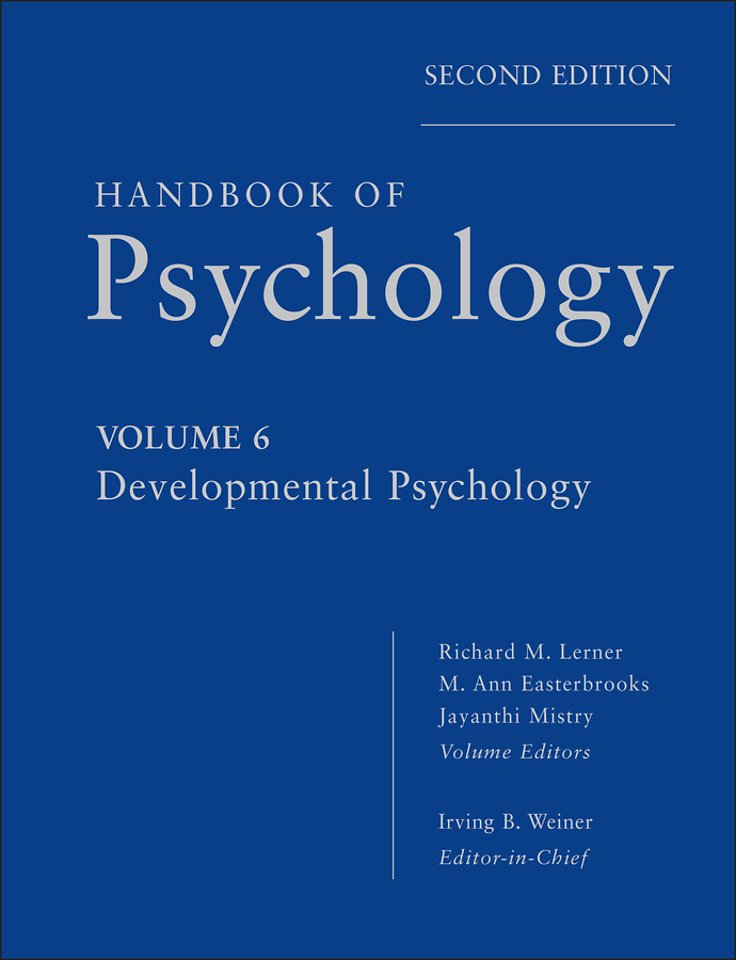 Handbook of Psychology – Developmental Psychology V6 2e