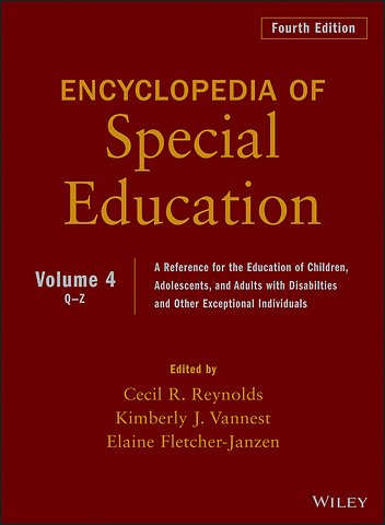 Encyclopedia of Special Education, Volume 4