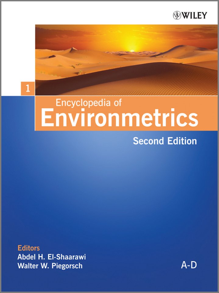 Encyclopedia of Environmetrics, 6 Volume Set