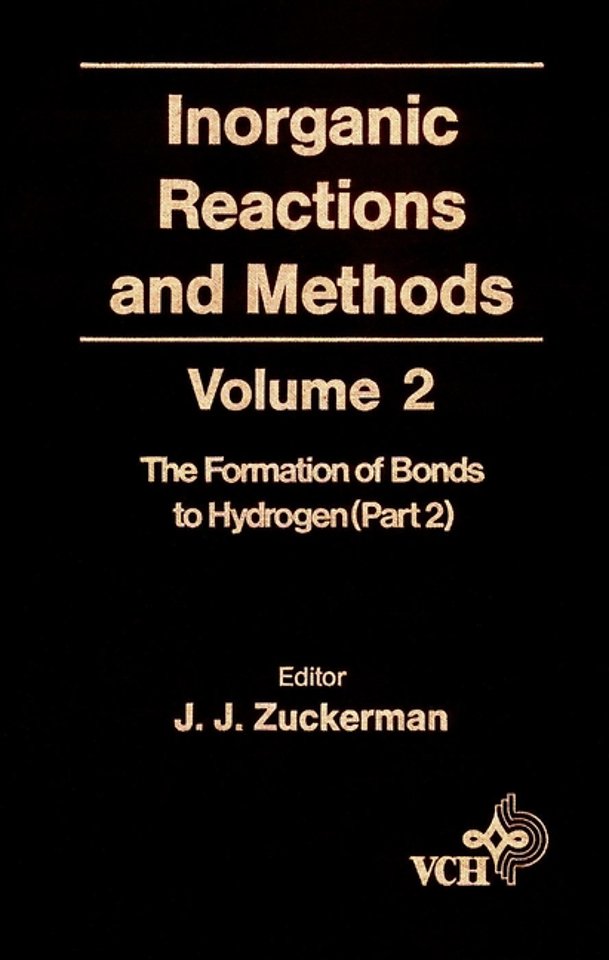 Inorganic Reactions and Methods V 2 – Formation of  Bonds to Hydrogen Pt 2
