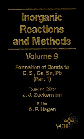 Inorganic Reactions & Methods V 9 – Formation of Bonds to C, Si, Ge, Sn, Pb Pt 1