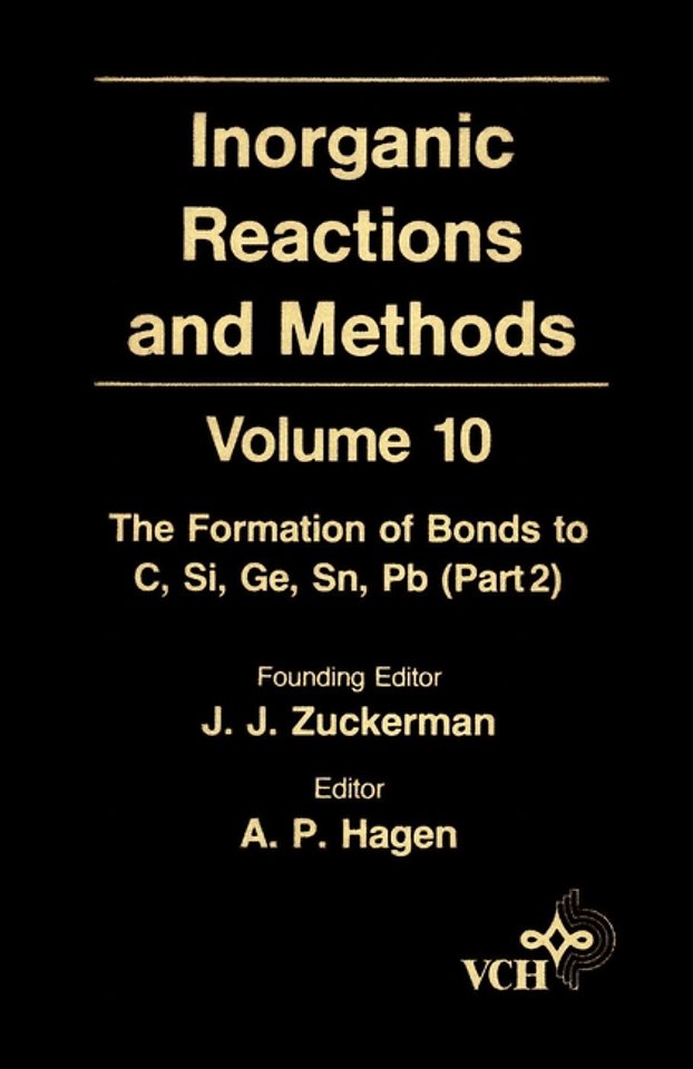 Inorganic Reactions and Methods V10 – Formation of  Bonds to C, Si, Ge, Sn, Pb Pt 2