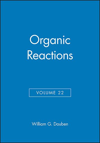 Organic Reactions, Volume 22