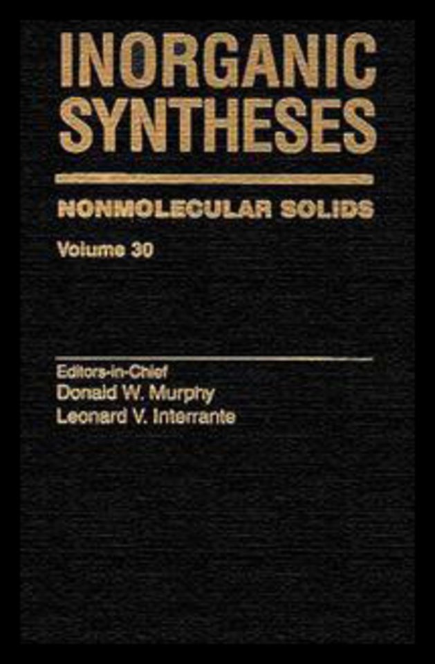 Inorganic Syntheses – Nonmolecular Solids V30