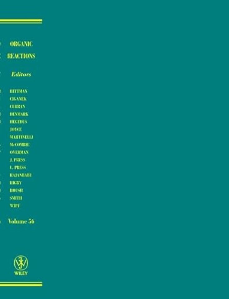 Organic Reactions, Volume 56
