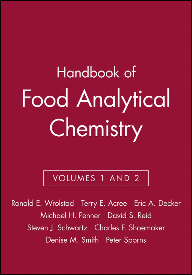 Handbook of Food Analytical Chemistry, Volumes 1 and 2
