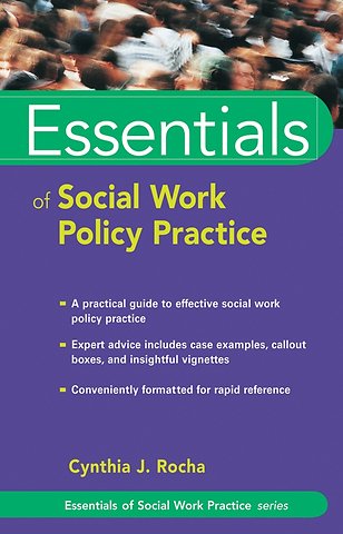 Essentials of Social Work Policy Practice