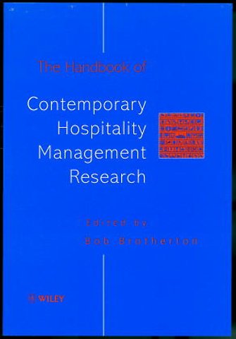 The Handbook of Contemporary Hospitality Management Research