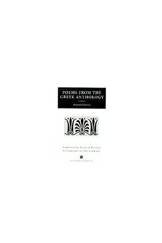 Poems from the Greek Anthology – Expanded Edition