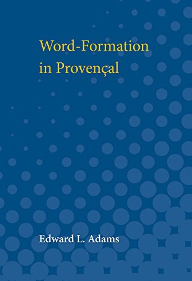 Word–Formation in Provencal