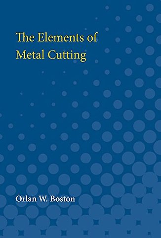 Elements of Metal Cutting