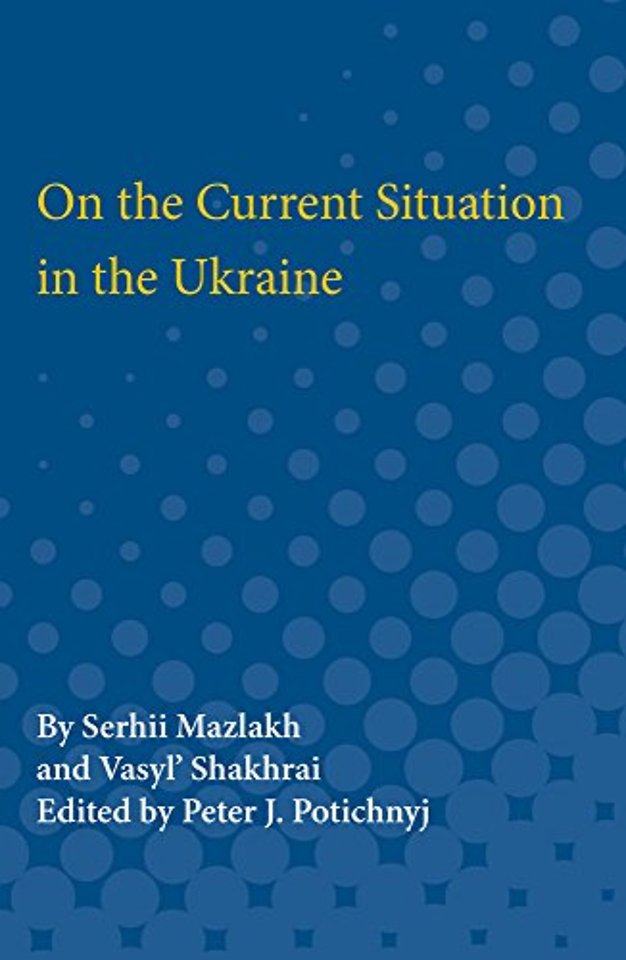 On the Current Situation in the Ukraine