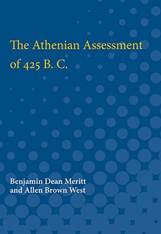 Athenian Assessment of 425 B. C.