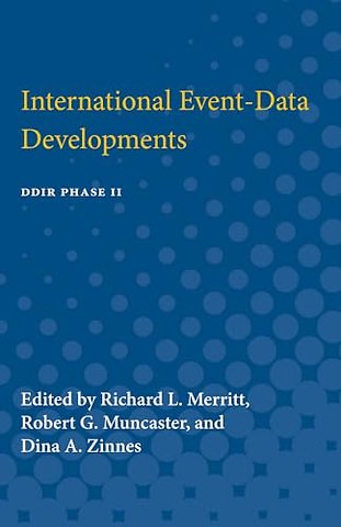 International Event–Data Developments – DDIR Phase II