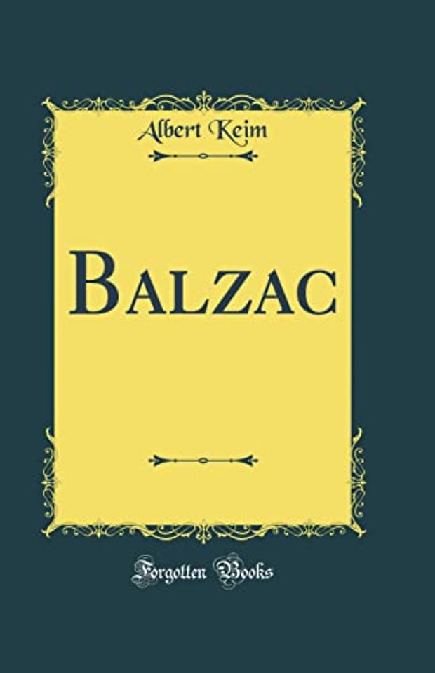 Balzac (Classic Reprint)