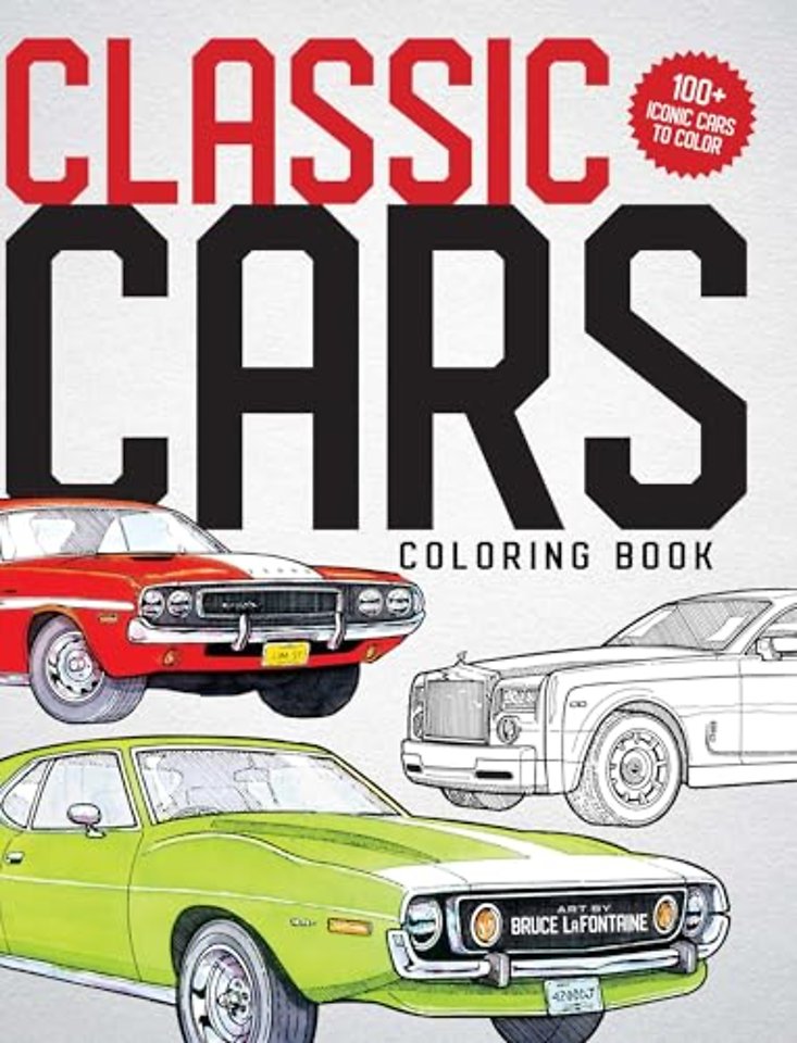 Classic Cars Coloring Book