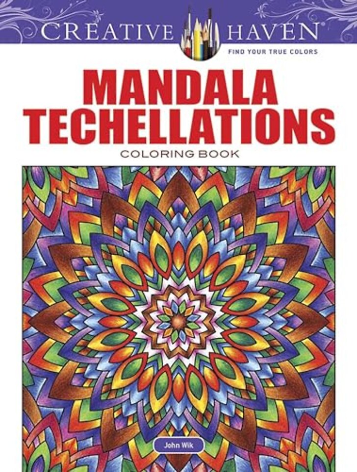 Creative Haven Mandala Techellations Coloring Book