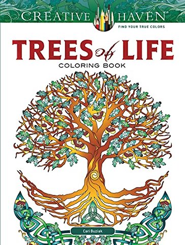 Creative Haven Trees of Life Coloring Book
