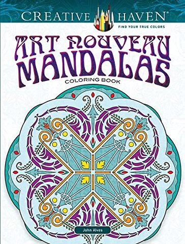 Creative Haven Art Nouveau Mandalas Coloring Book